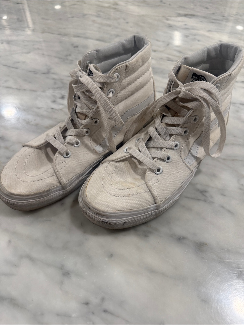 Vans Classic White Sk8-Hi Shoe